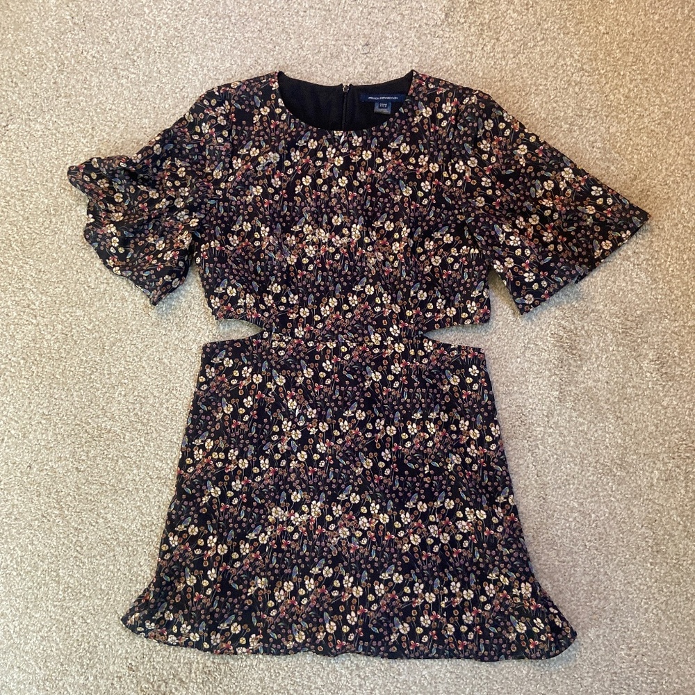 French Connection Cut-out Flowy Dress, Size 12